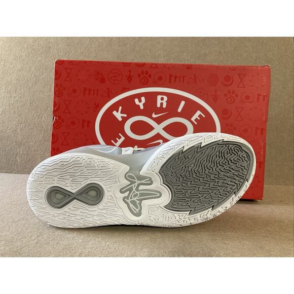 Nike Men’s Kyrie Infinity TB Sz 14 NIB Wolf Gray White Basketball Shoes - Picture 6 of 11